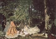Claude Monet Le Dejeuner sur I-Herbe Sweden oil painting artist